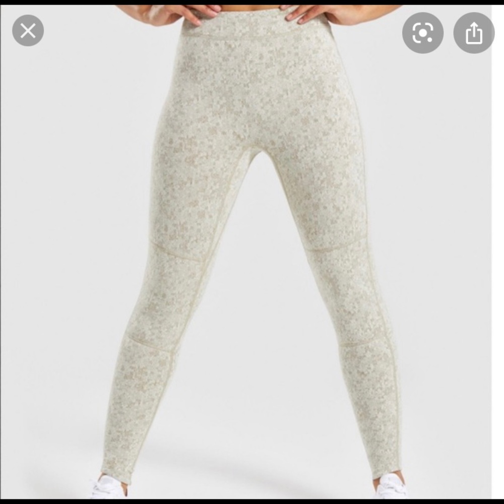 Gymshark Fleur texture leggings